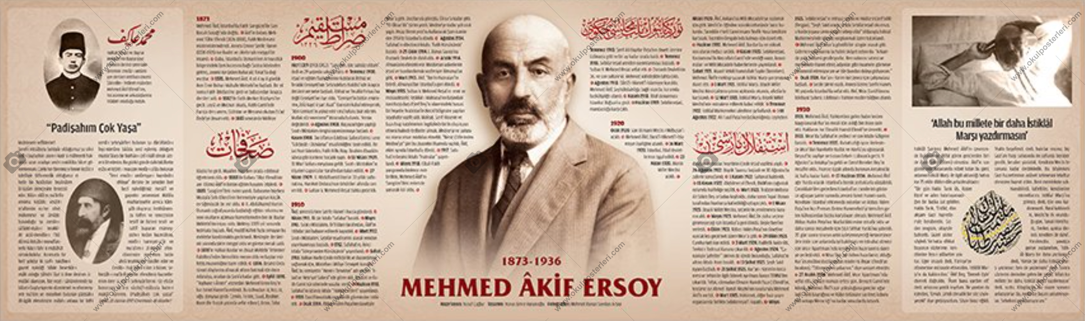 Mehmed Akif Ersoy Okul Posteri