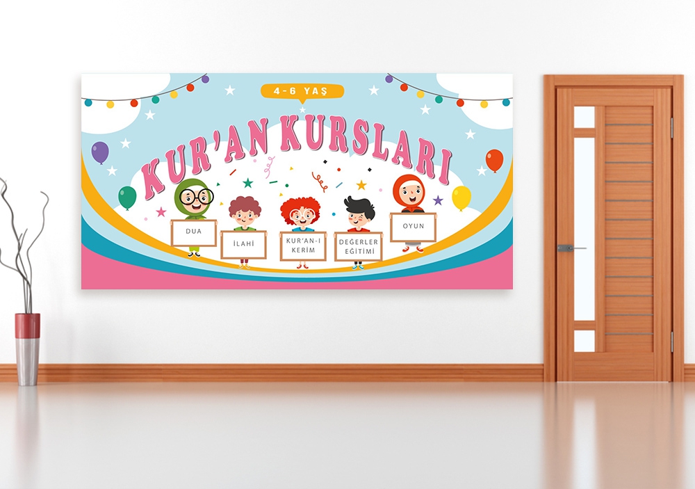 Kuran Kursu Okul Posteri 3