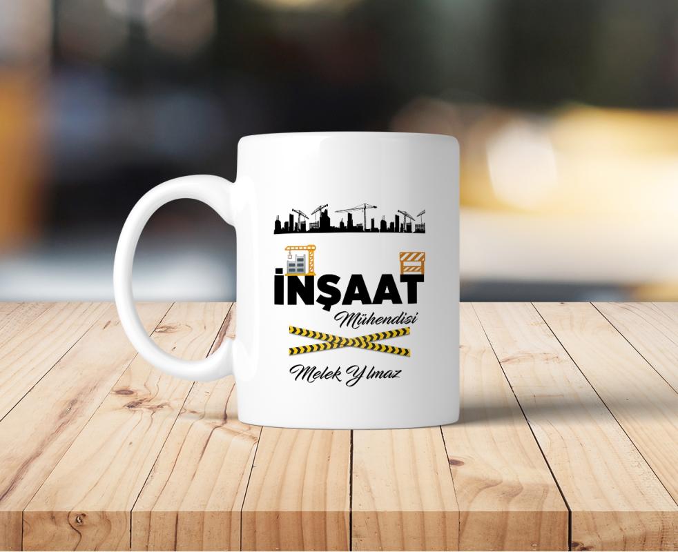 İnşaat Mühendisi Kupa Bardak