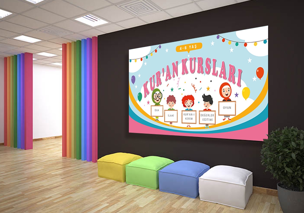 Kuran Kursu Okul Posteri 3
