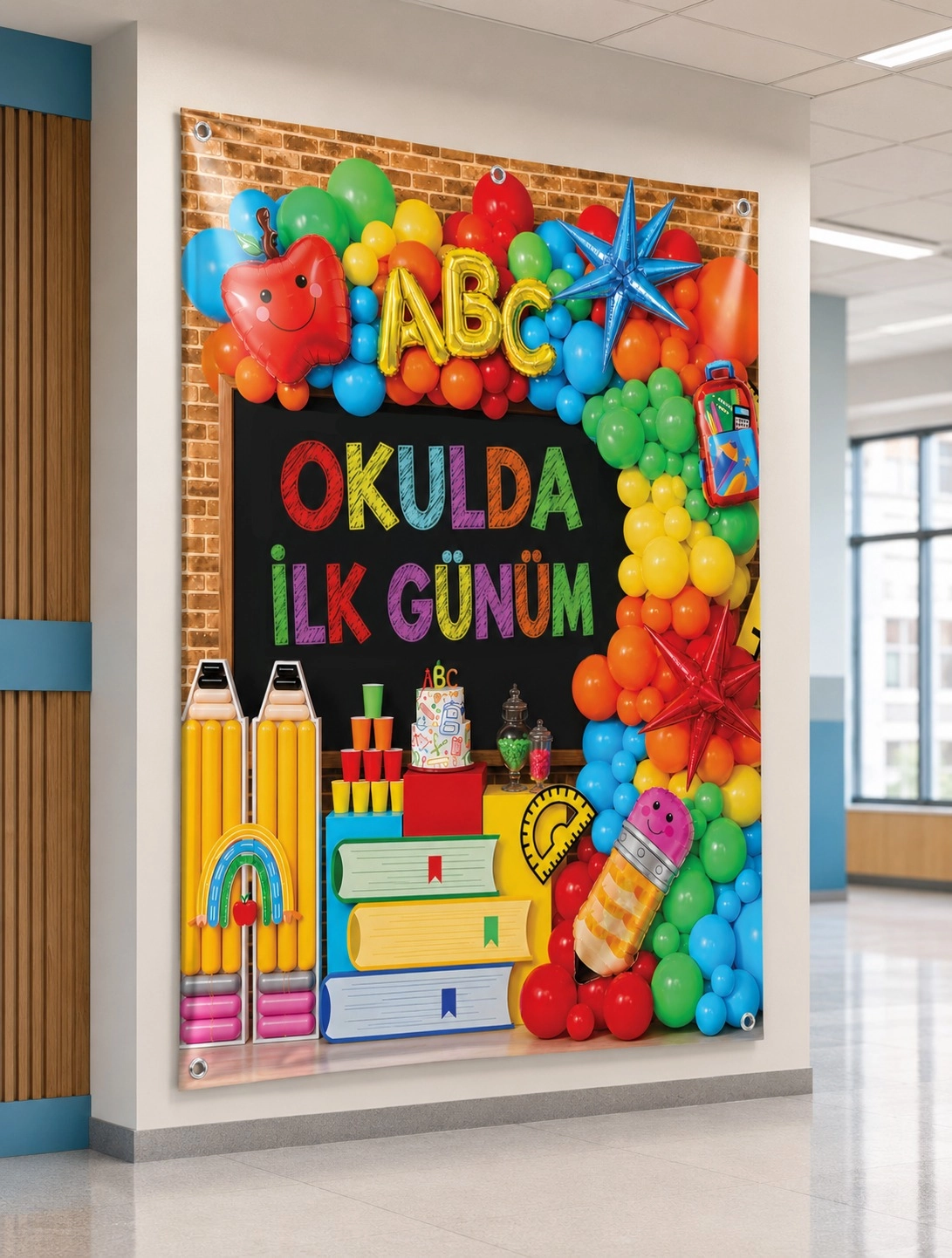 Okulumda İlk Günüm Hatırası Branda 5