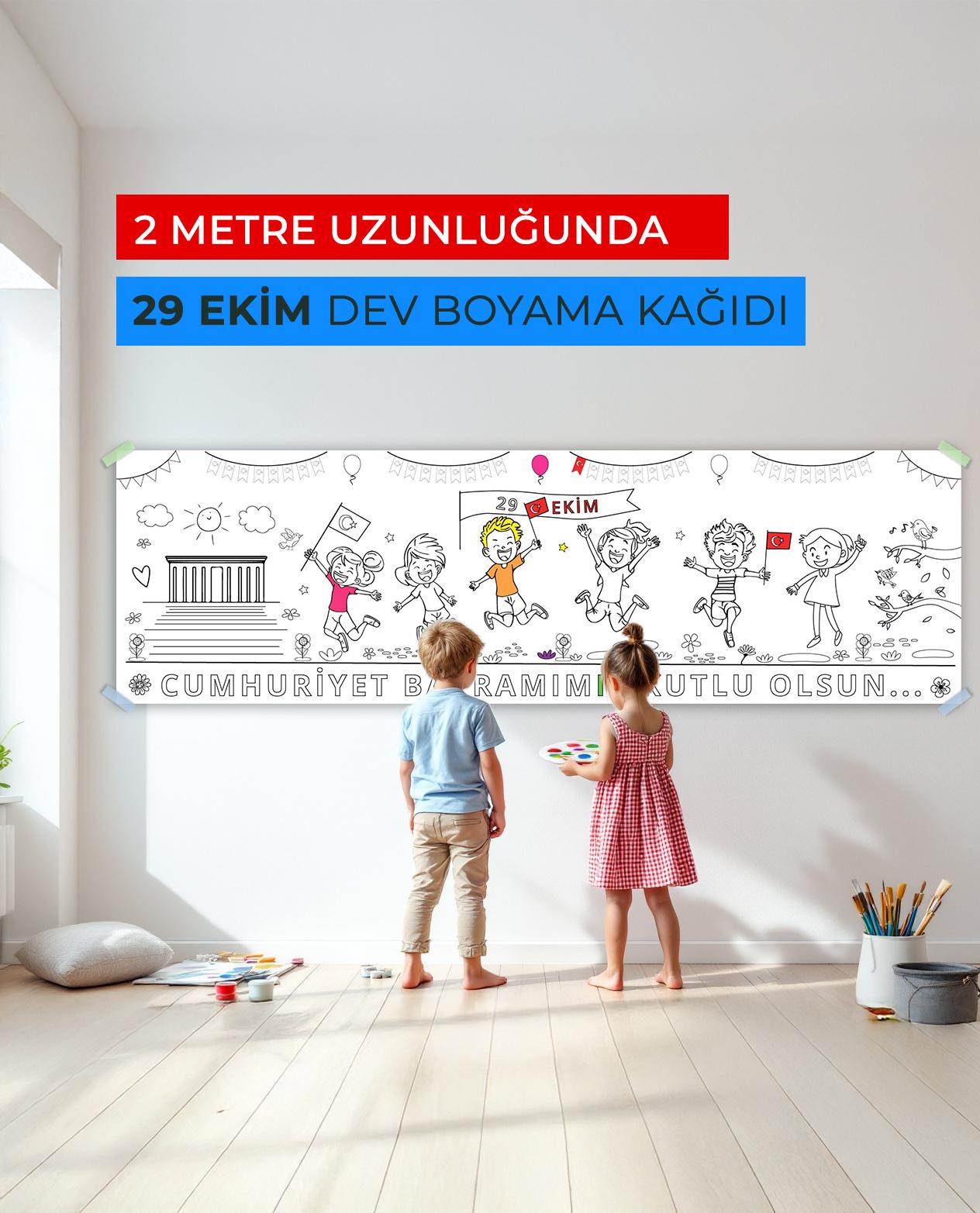 Dev Boyama Kağıdı - Cumhuriyet Bayramı 