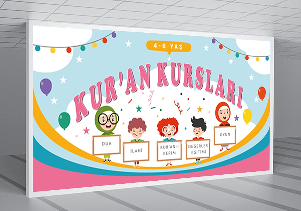 Kuran Kursu Okul Posteri 3