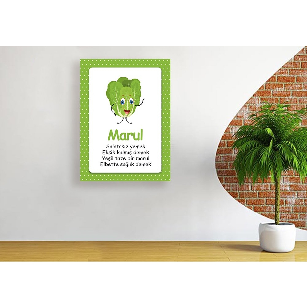 Sevimli Marul Okul Posteri