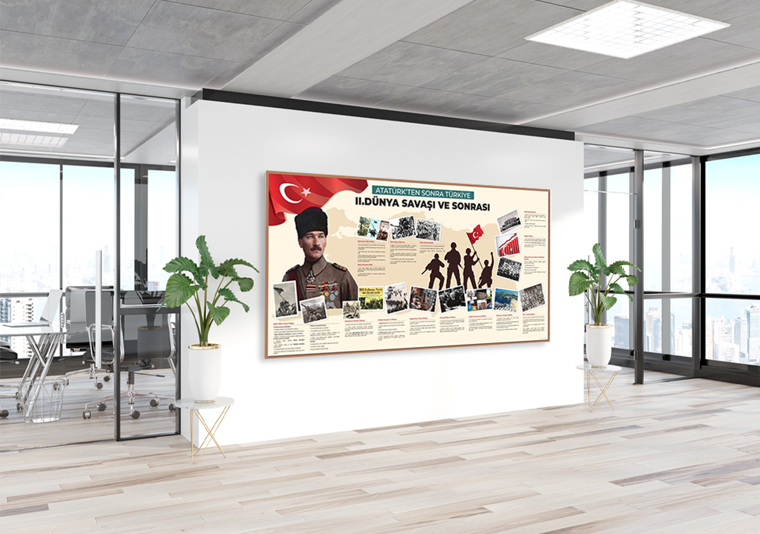 Atatürk’ten Sonra 2. Dünya Savaşı ve Sonrası Okul Posteri