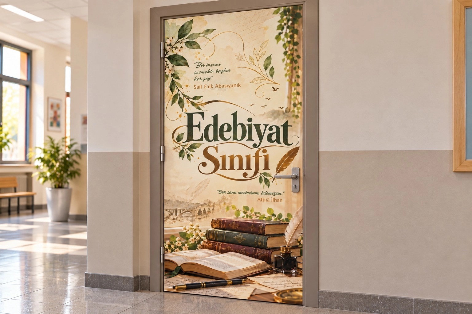Edebiyat Kapı Giydirme 55