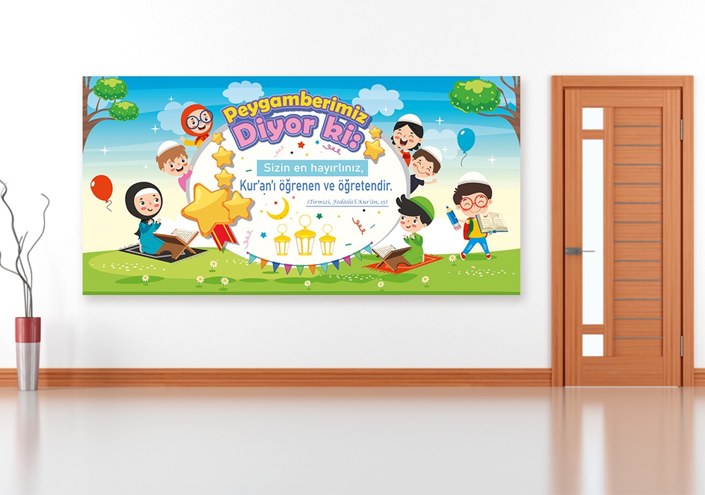 Kuran Kursu Okul Posteri 2