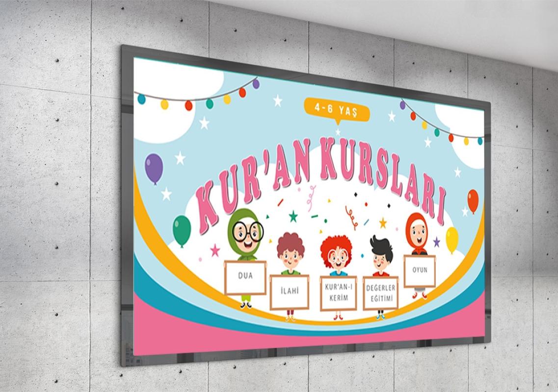 Kuran Kursu Okul Posteri 3