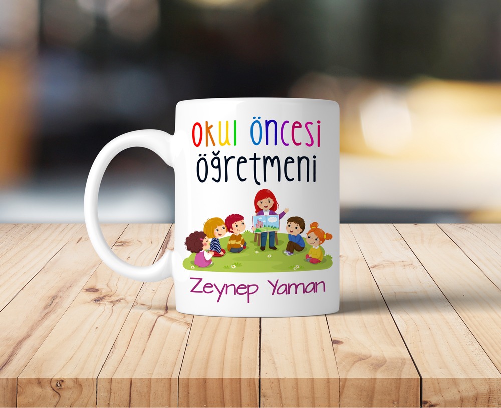 Okul Öncesi Öğretmeni Kupa Bardak 9