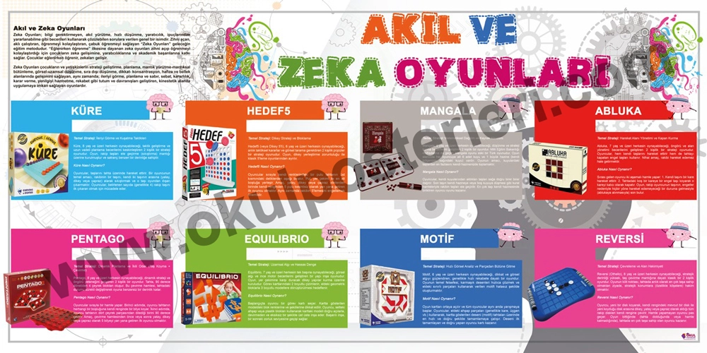 Akıl Zeka Oyunları Okul Posteri 30