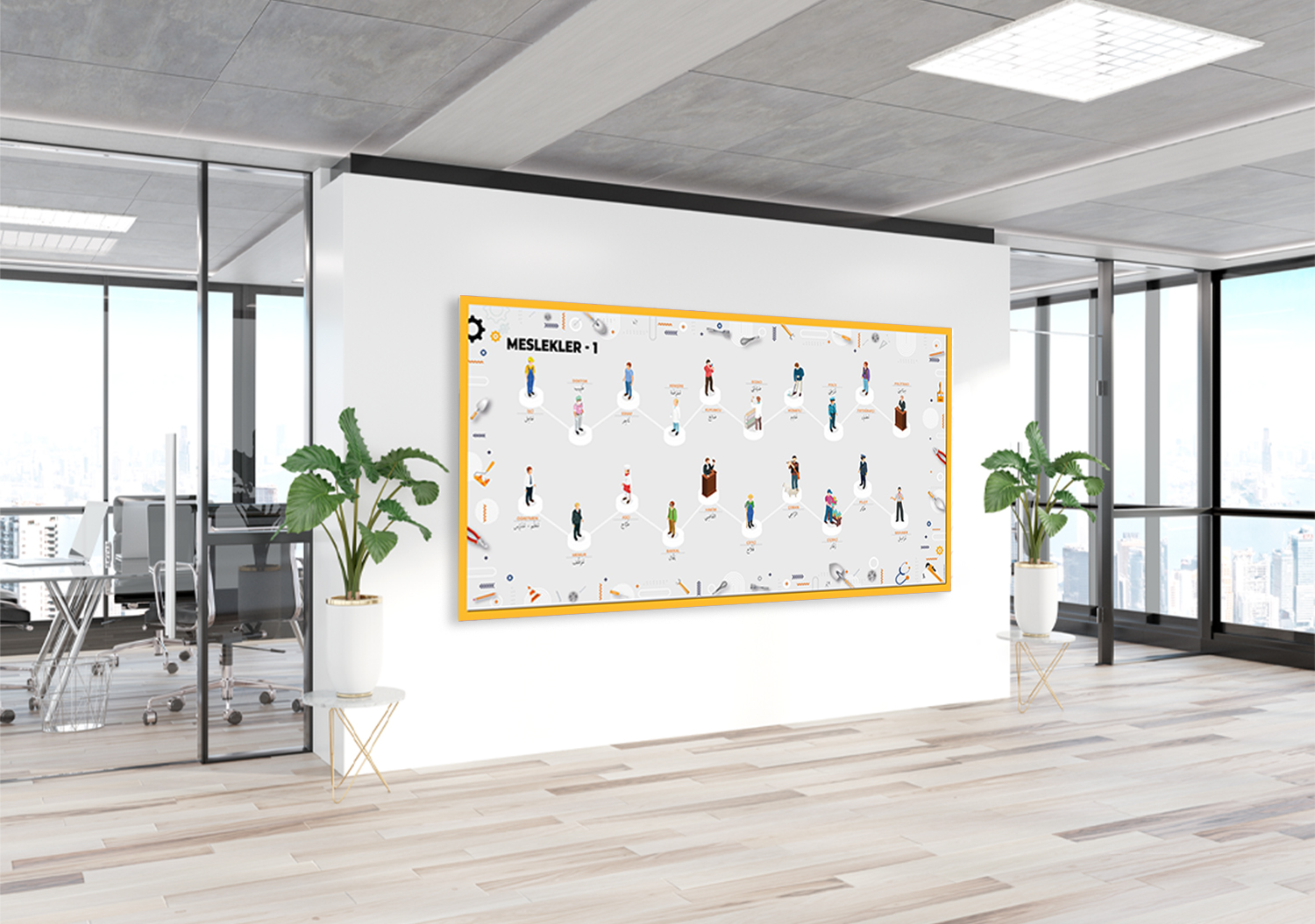 Arapça Meslekler Posteri