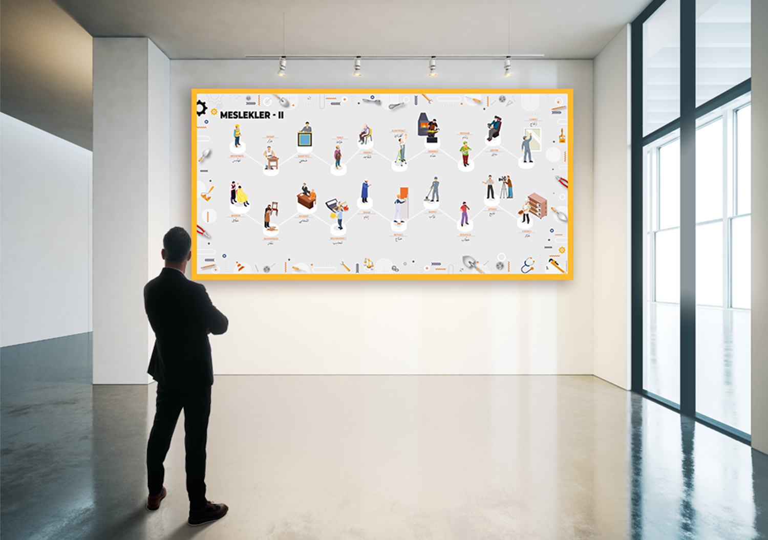 Arapça Meslekler Posteri-2