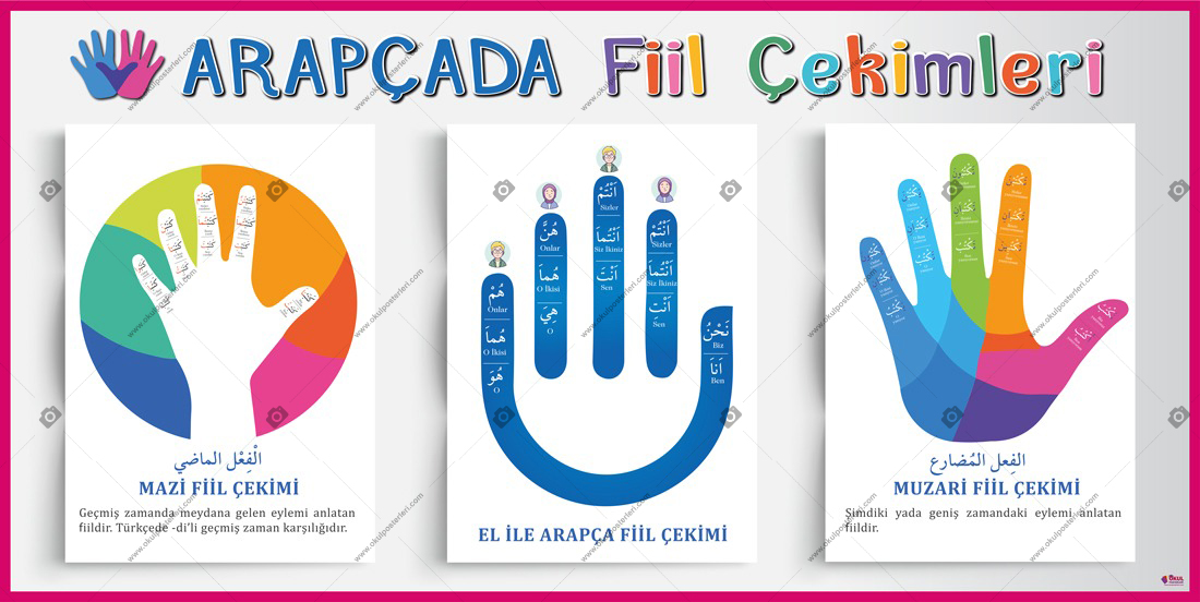 Arapçada Fiil Çekimleri İmam Hatip Posteri