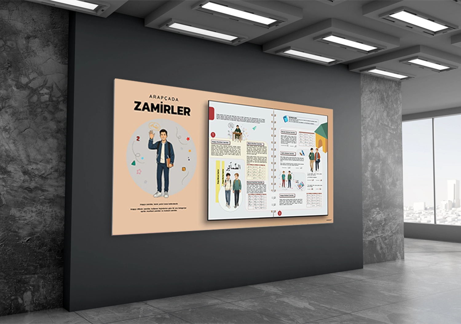 Arapça Zamirler 2  Okul Posteri