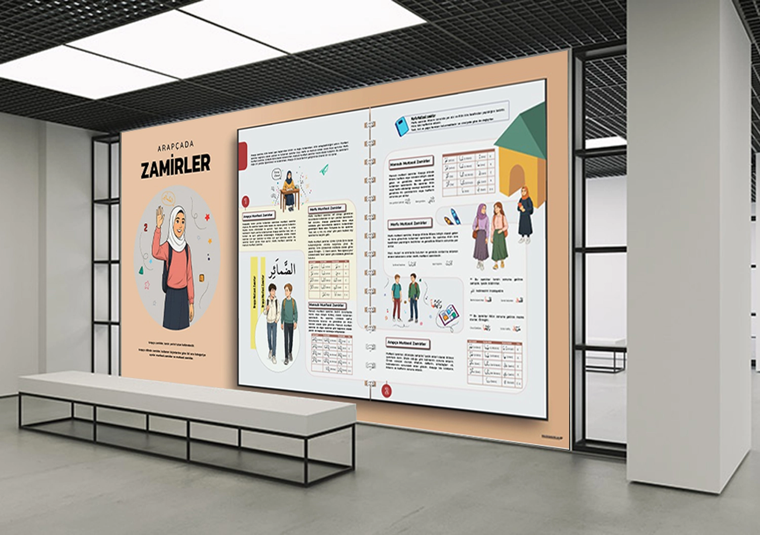 Arapça Zamirler 1  Okul Posteri