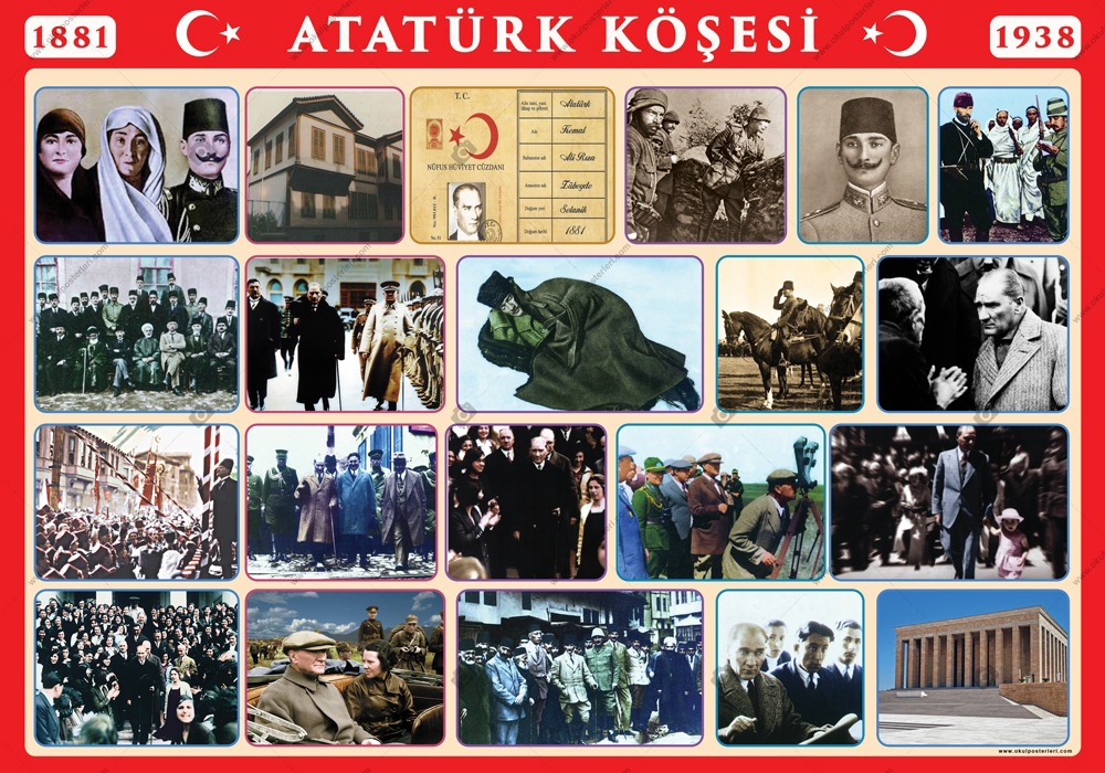 Atatürk Köşesi 5 Okul Posteri