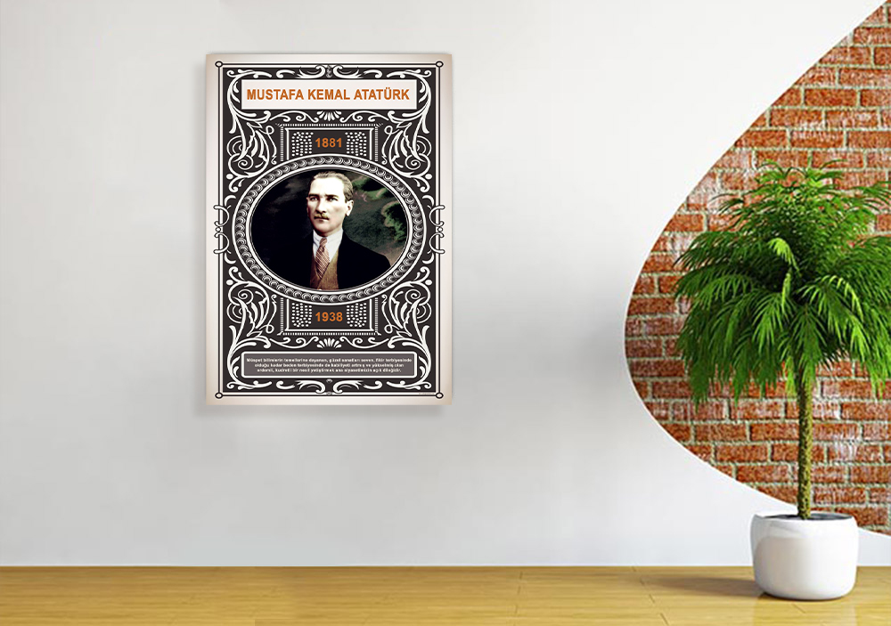 Mustafa Kemal Atatürk Okul Posteri