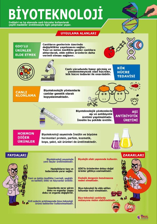 Biyoteknoloji Okul Afişi