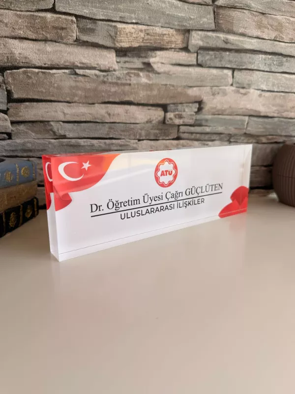 3D Blok İsimlik 17