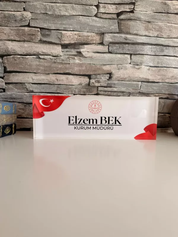 3D Blok İsimlik 17