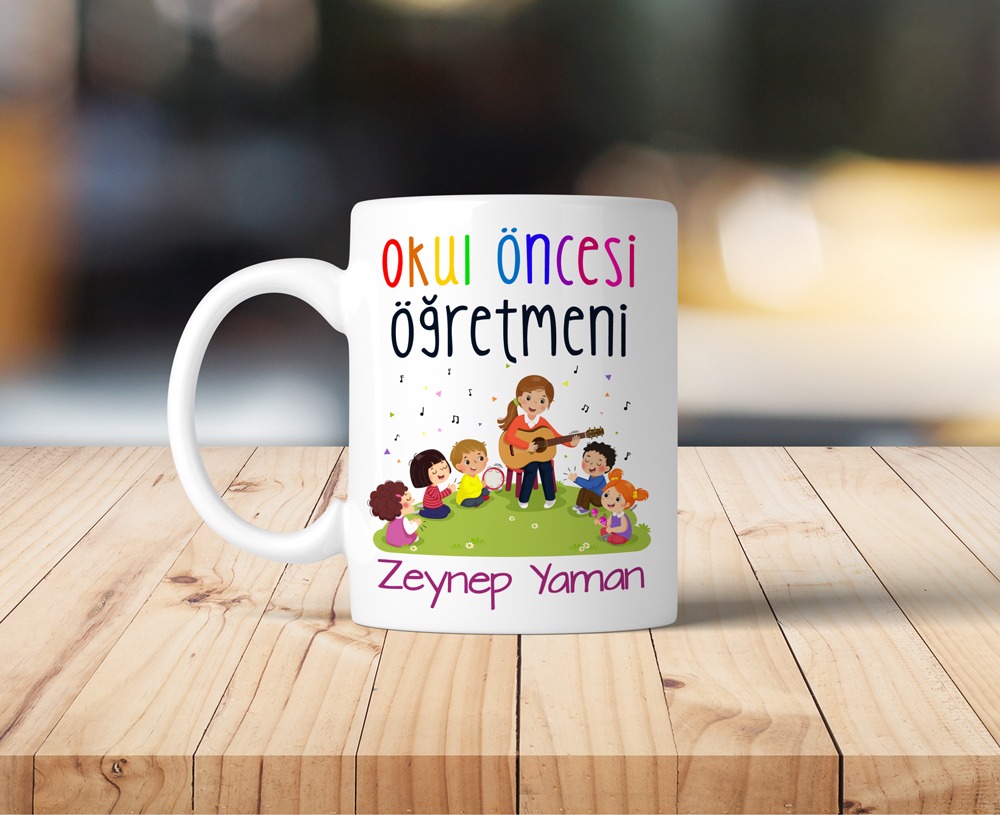 Okul Öncesi Öğretmeni Kupa Bardak 9