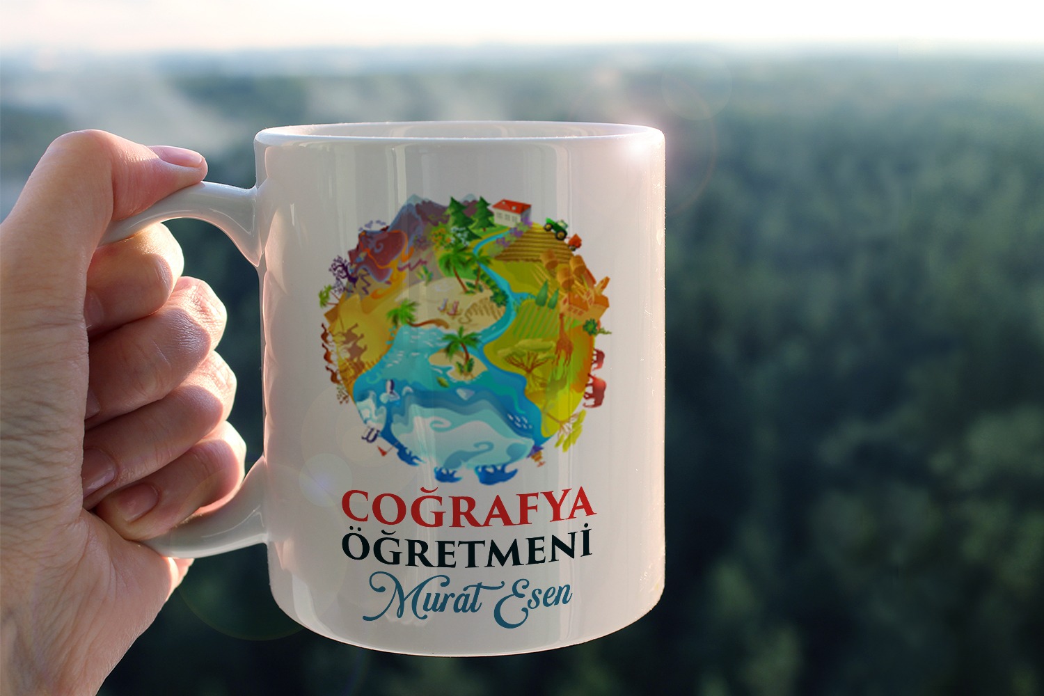 Coğrafya Öğretmeni Kupa Bardak 7