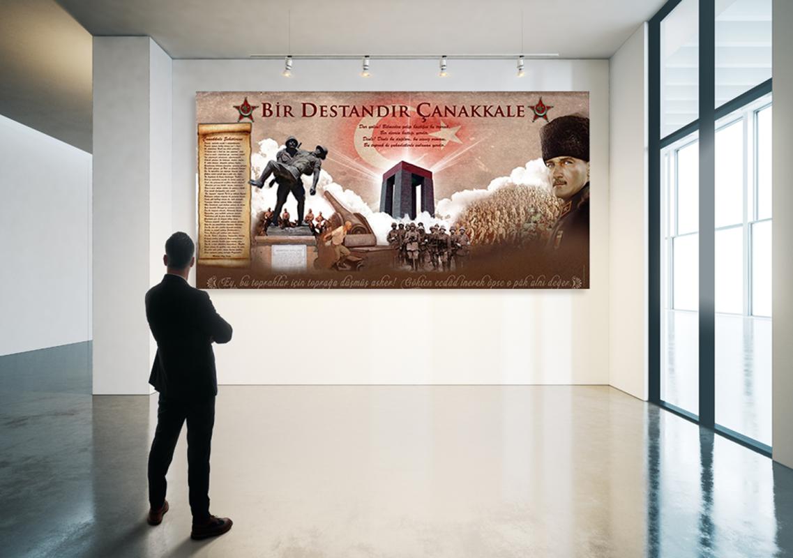 Çanakkale Savaşı Okul Posteri (Çanakkale Köşesi)