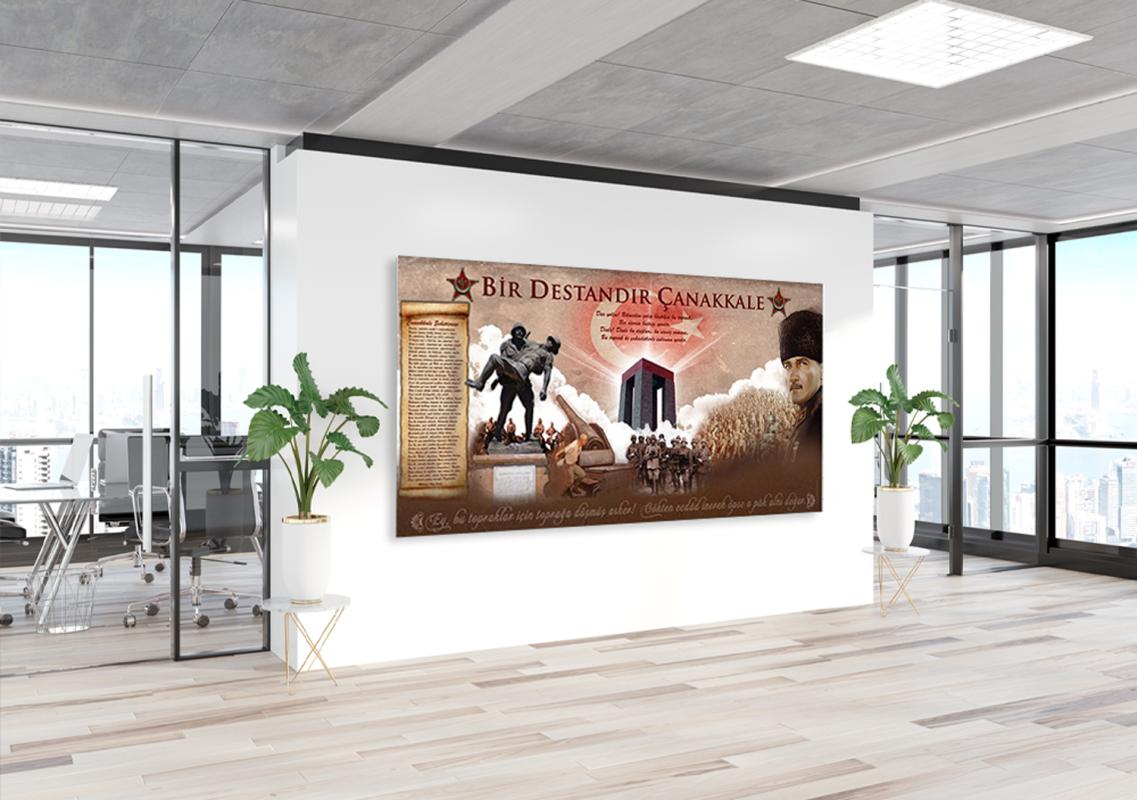 Çanakkale Savaşı Okul Posteri (Çanakkale Köşesi)