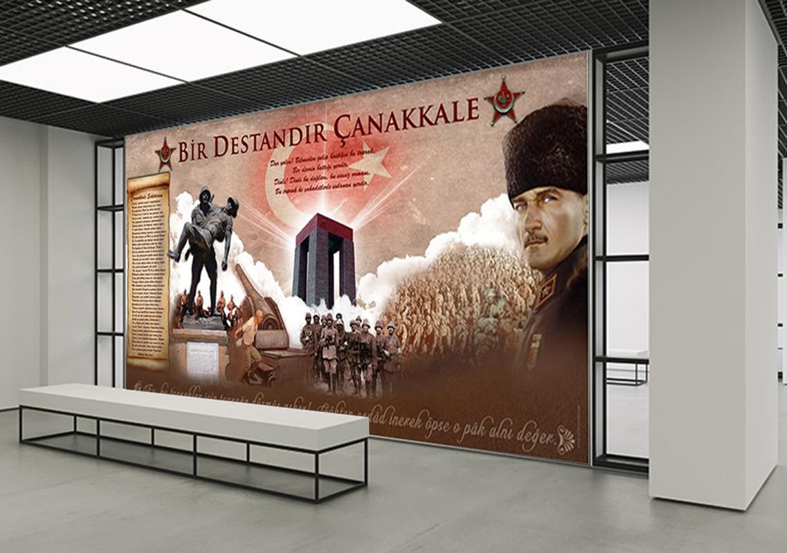 Çanakkale Savaşı Okul Posteri (Çanakkale Köşesi)
