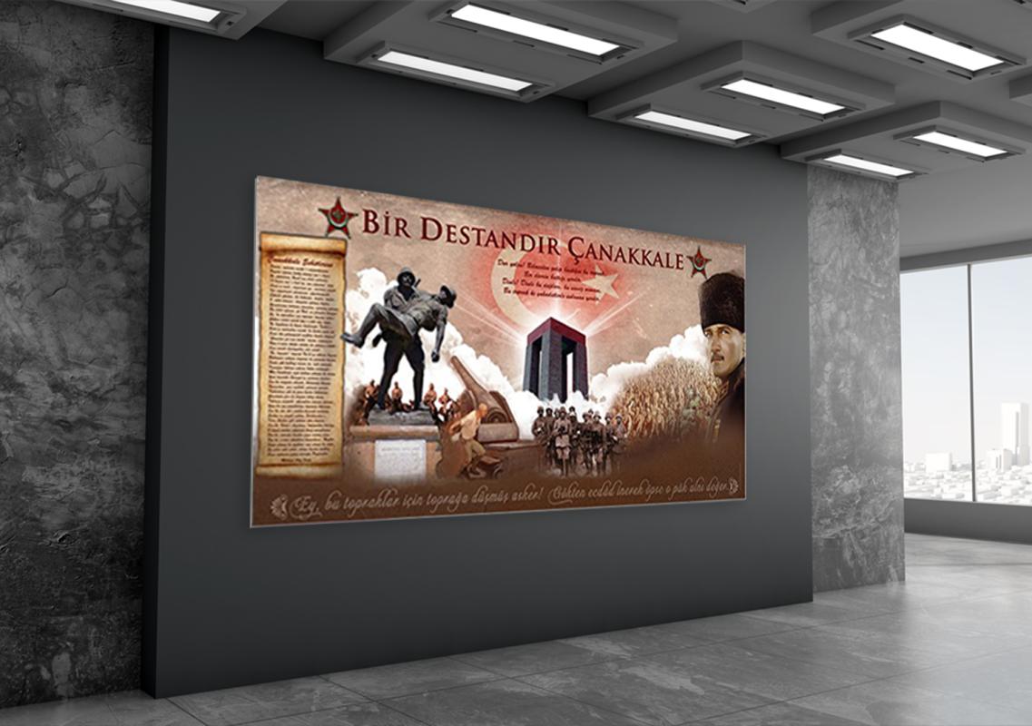 Çanakkale Savaşı Okul Posteri (Çanakkale Köşesi)