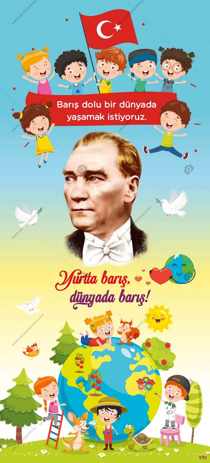 Değerler Eğitimi Kapı Giydirmesi - Barış
