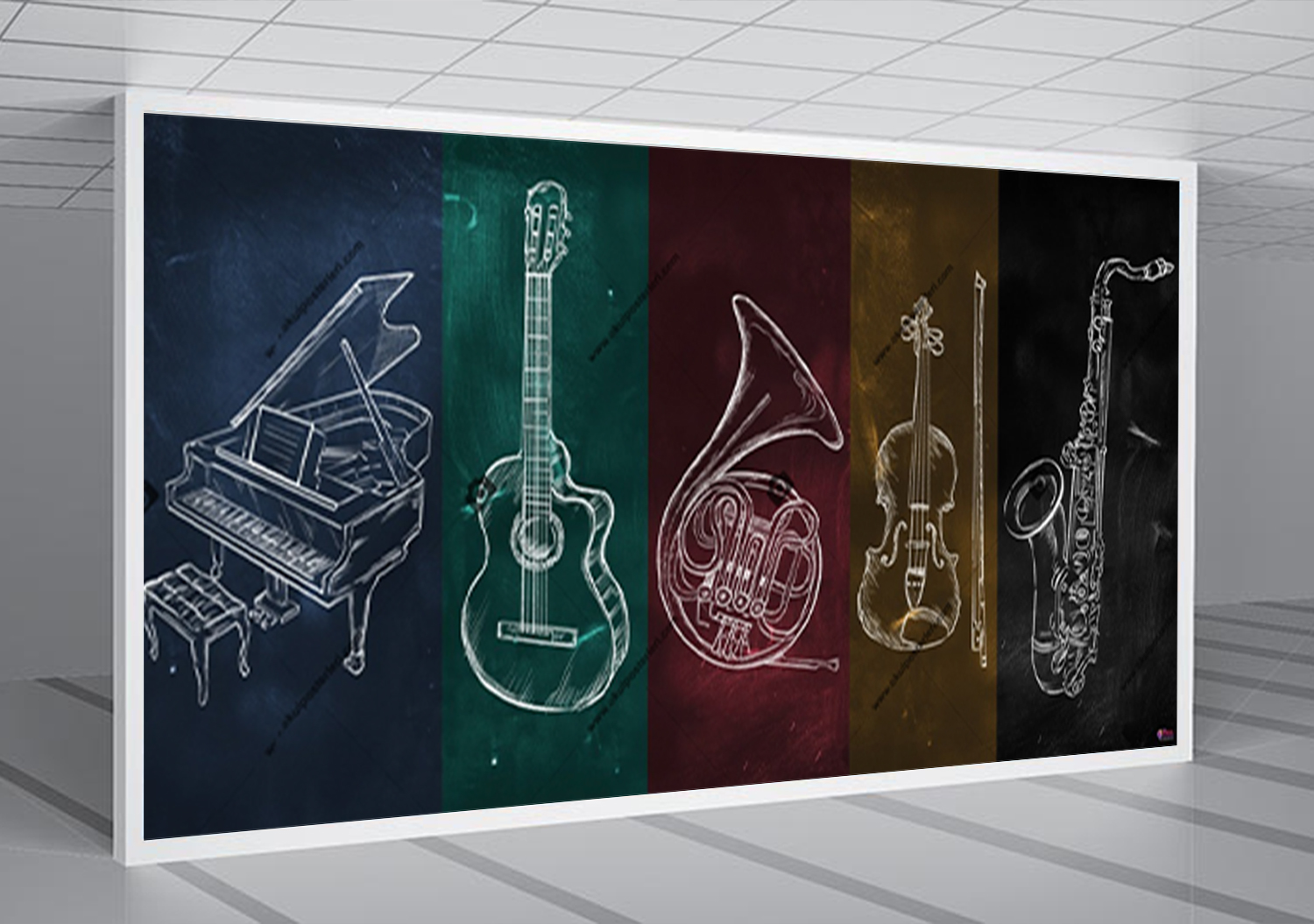 Enstrümanlar Okul Posteri 6