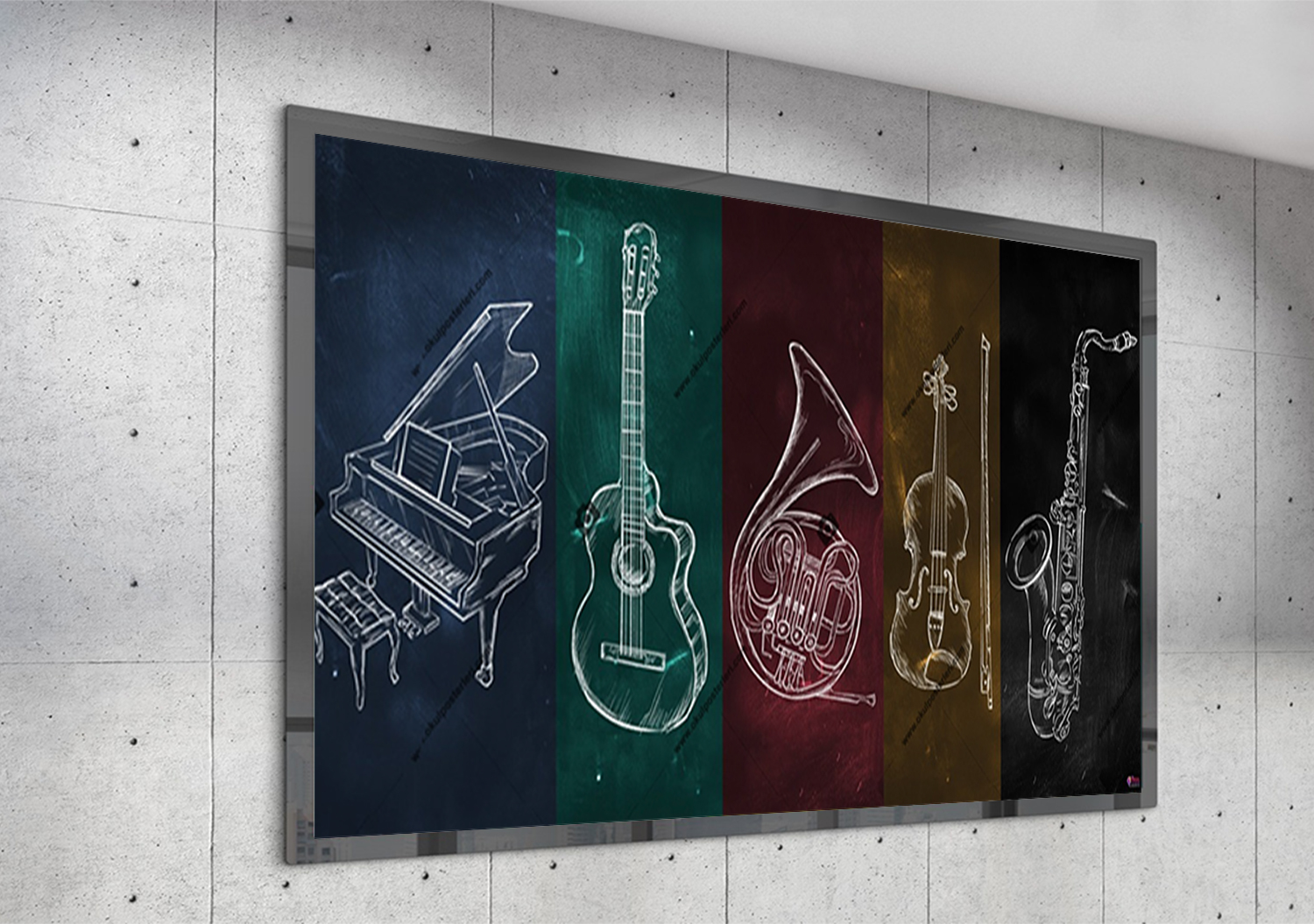 Enstrümanlar Okul Posteri 6