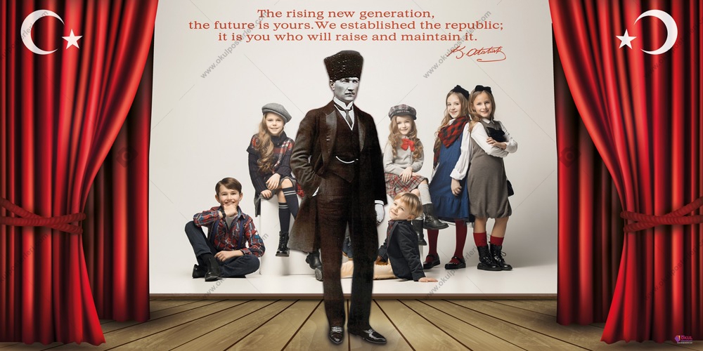 Atatürk and Republic Poster