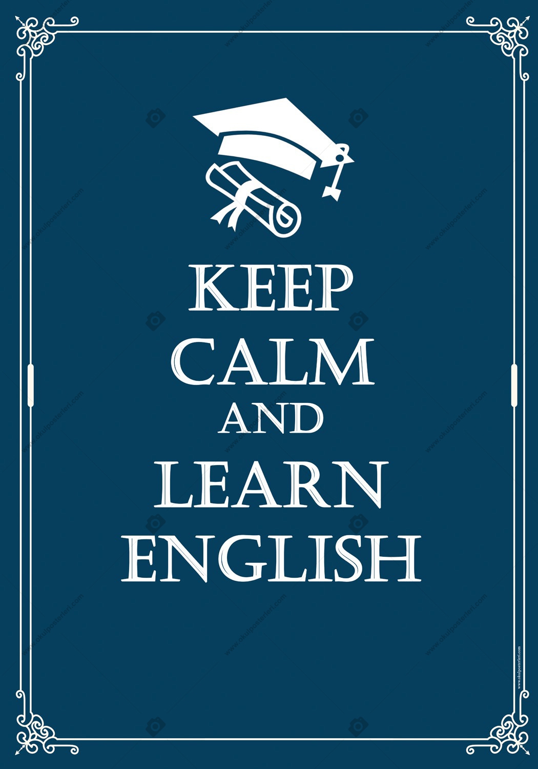 Keep and Calm Okul Posteri