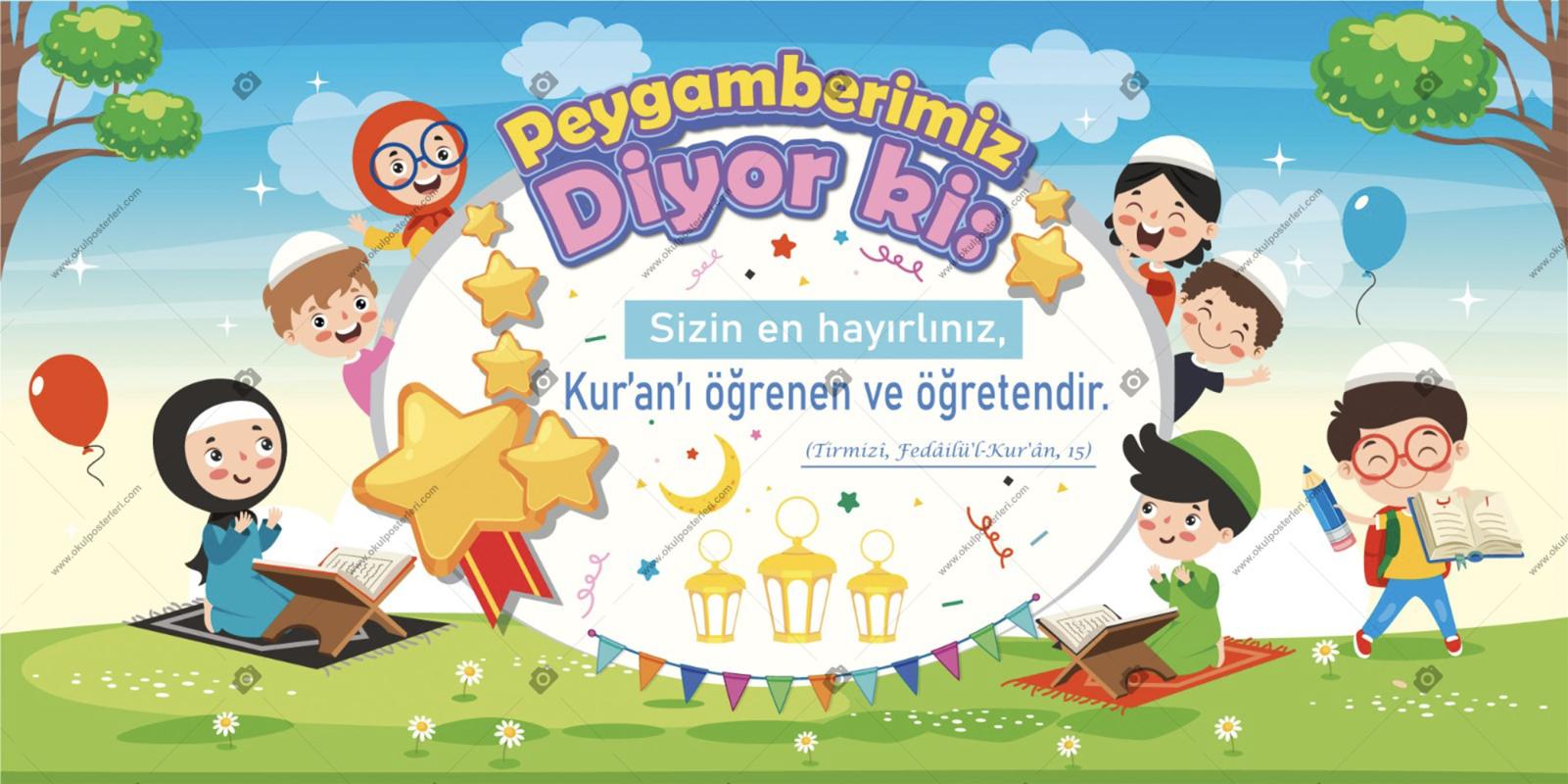 Kuran Kursu Okul Posteri 2