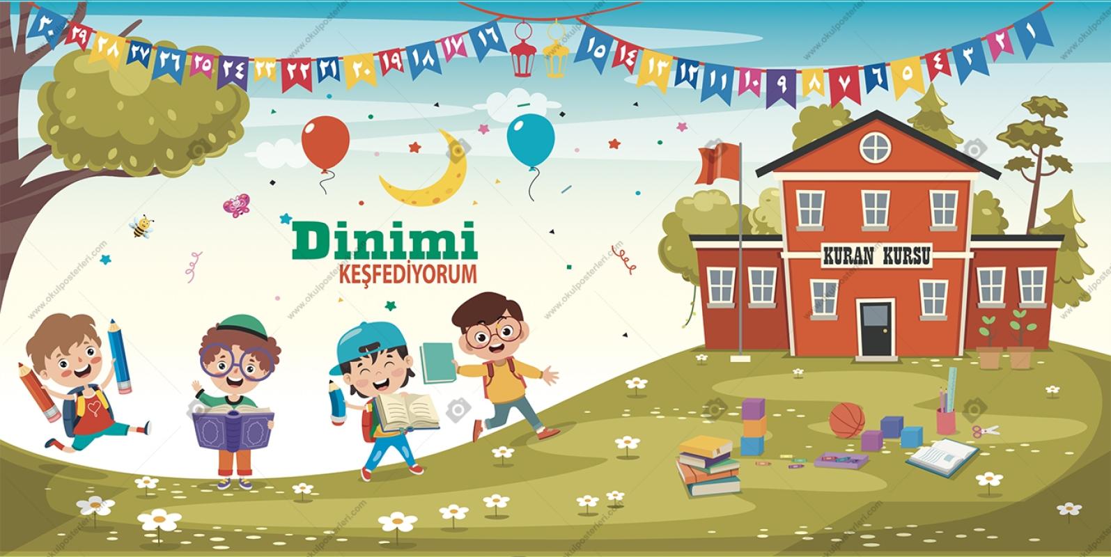 Kuran Kursu Okul Posteri 8