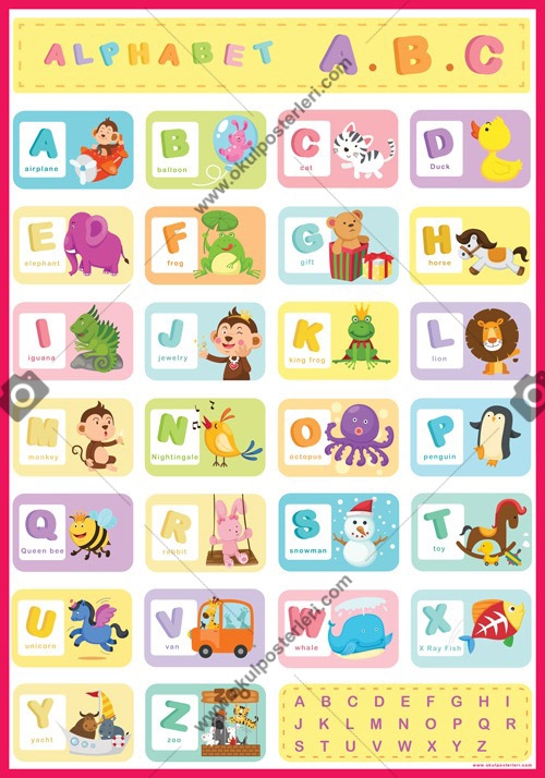 Alphabet Okul Posteri