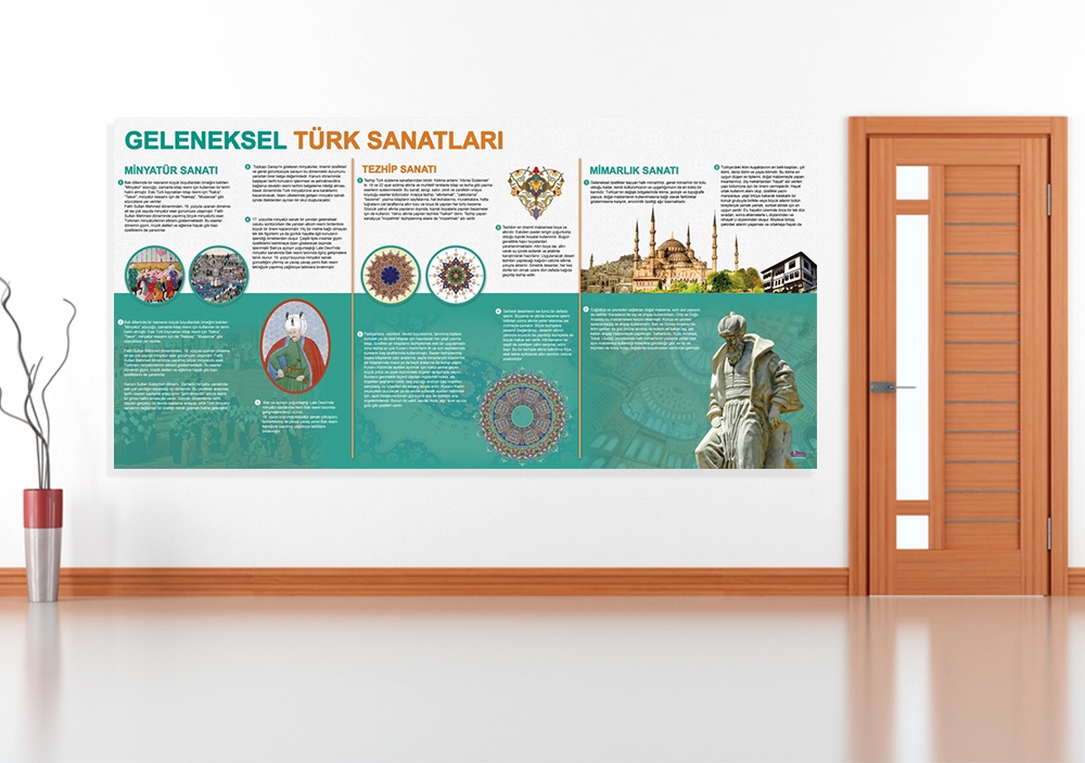 Geleneksel Türk Sanatları 2 Okul Posteri