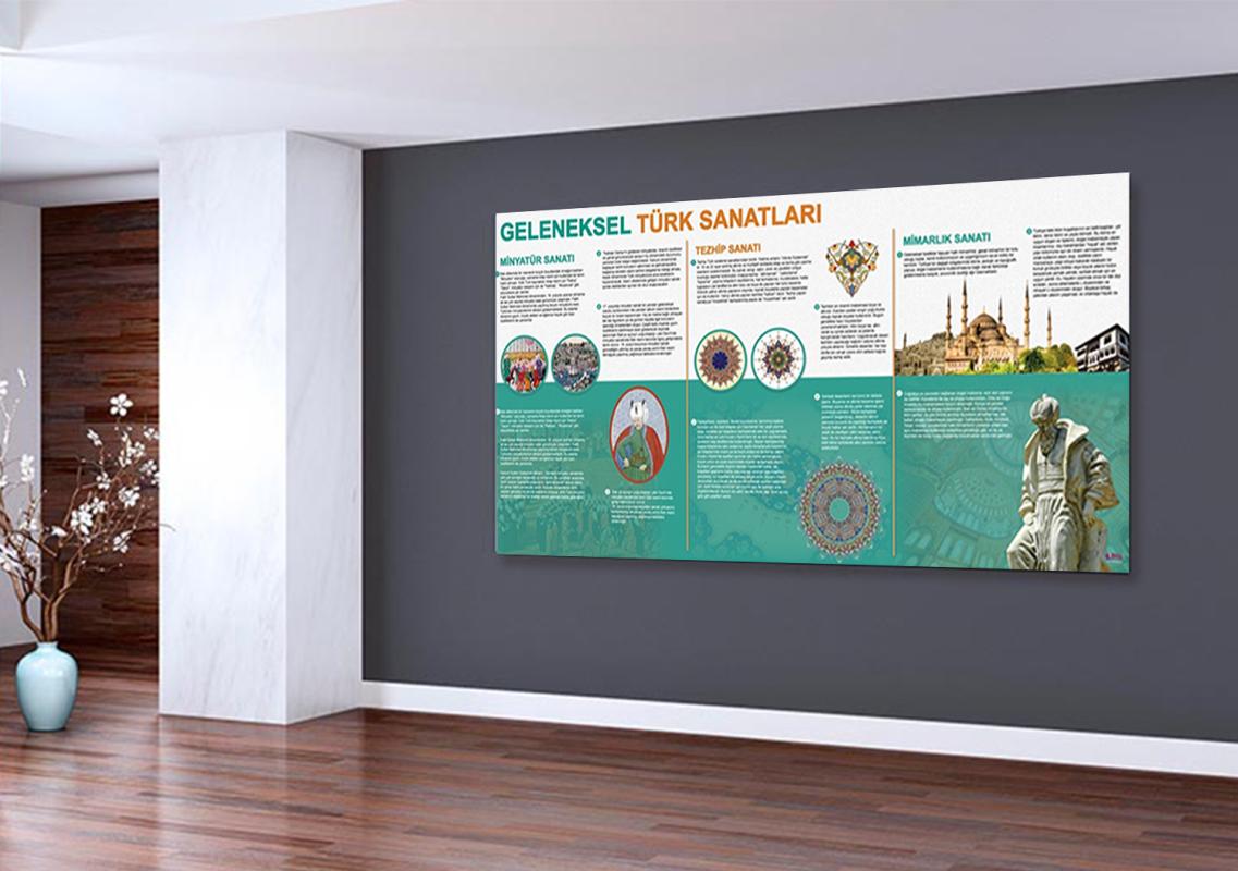 Geleneksel Türk Sanatları 2 Okul Posteri