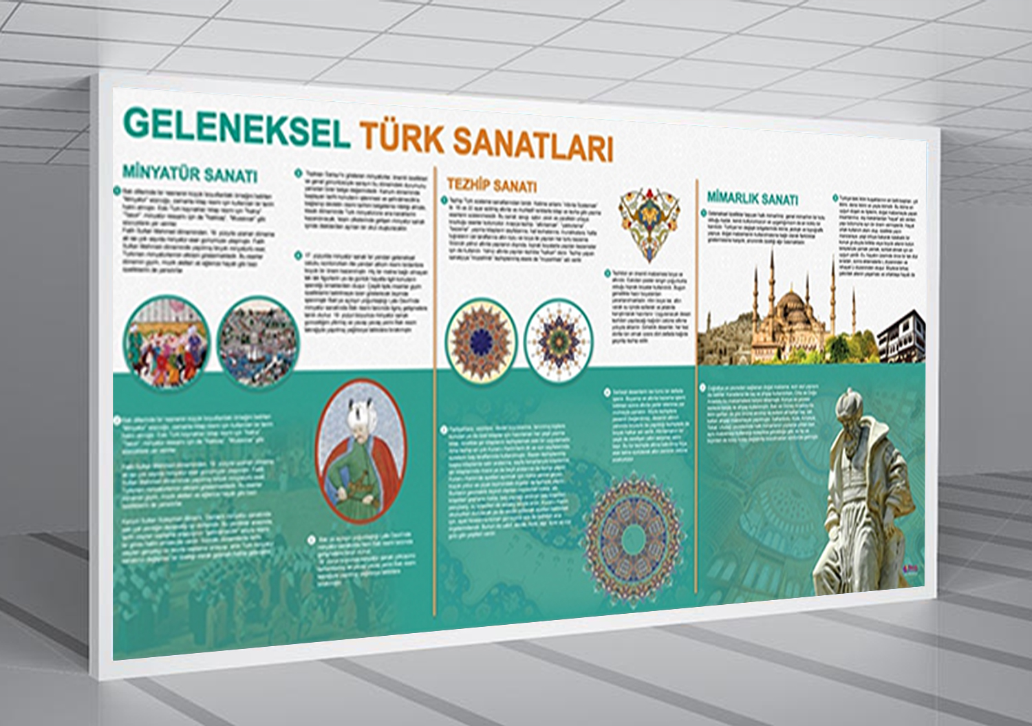 Geleneksel Türk Sanatları 2 Okul Posteri
