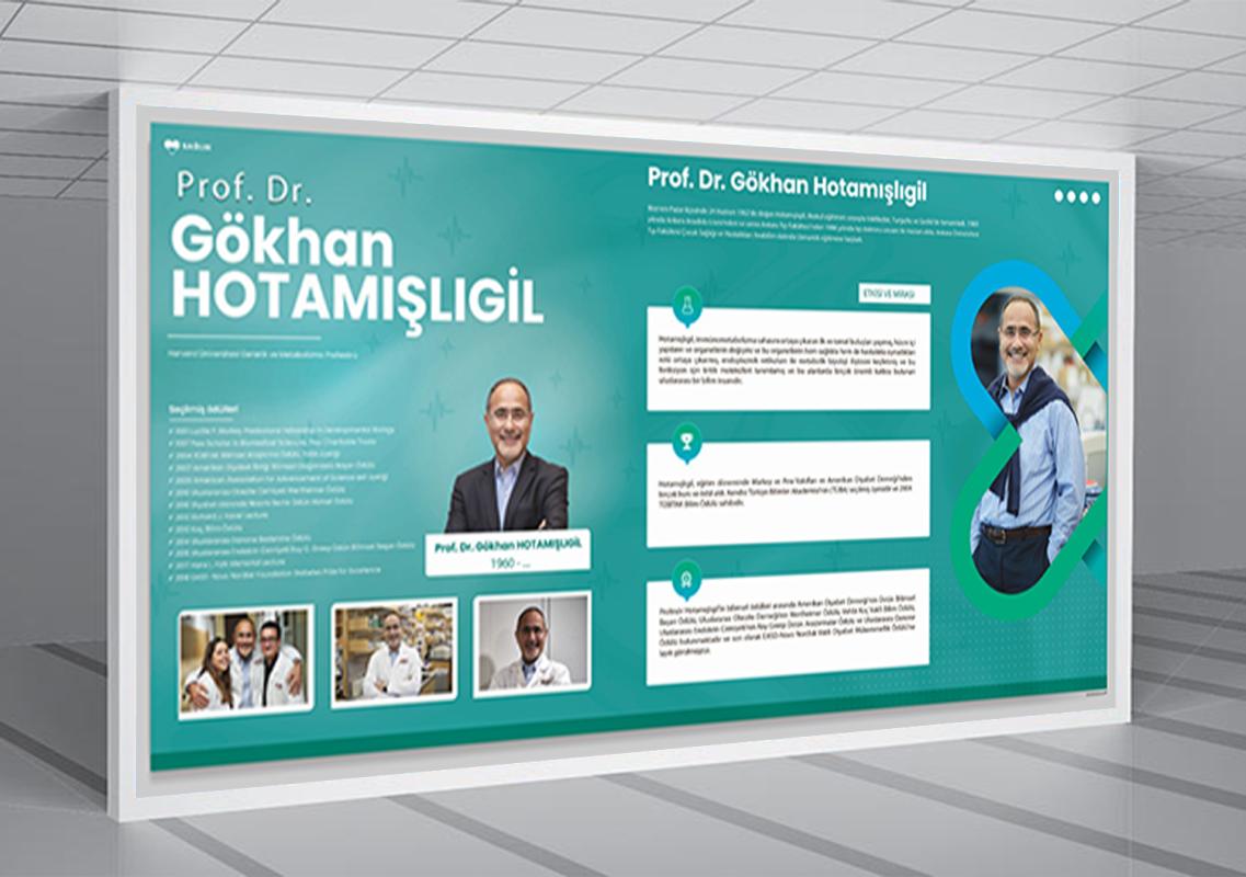 Metabolik Bilimin Öncüsü: Gökhan Hotamışlıgil Okul Posteri