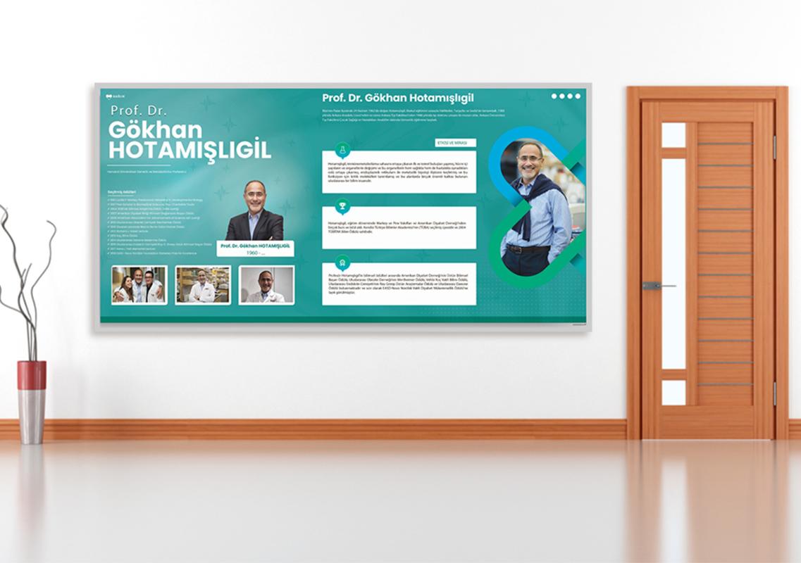 Metabolik Bilimin Öncüsü: Gökhan Hotamışlıgil Okul Posteri