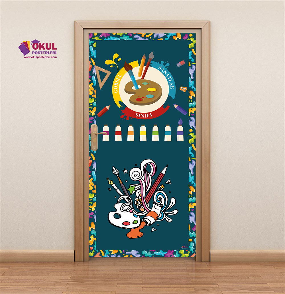 Görsel Sanatlar Dersi Kapı Giydirmesi 10