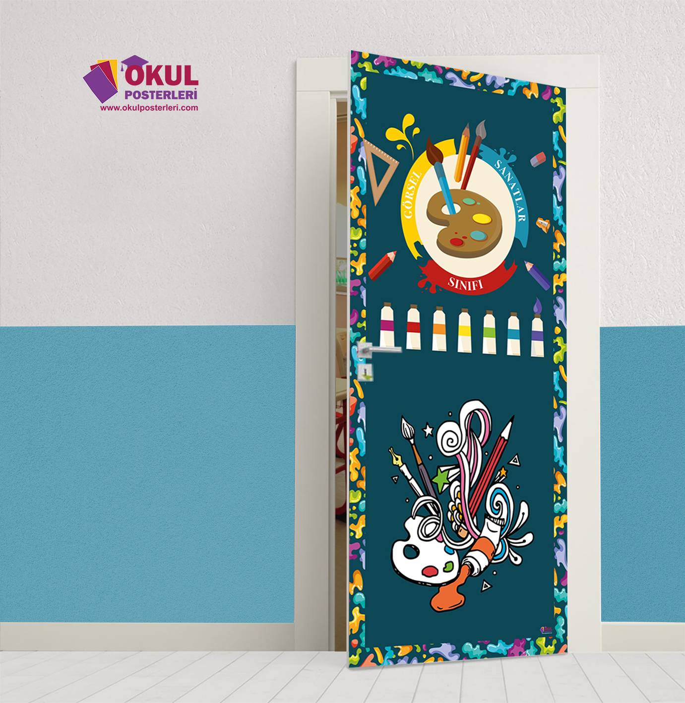 Görsel Sanatlar Dersi Kapı Giydirmesi 10