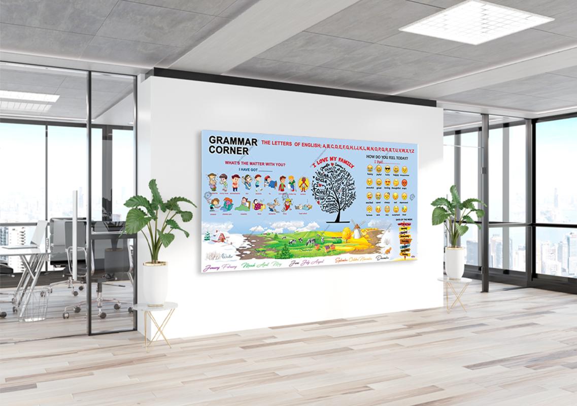 Grammar Corner Okul Posteri
