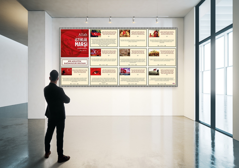 Açıklamalı İstiklal Marşı Okul Posteri