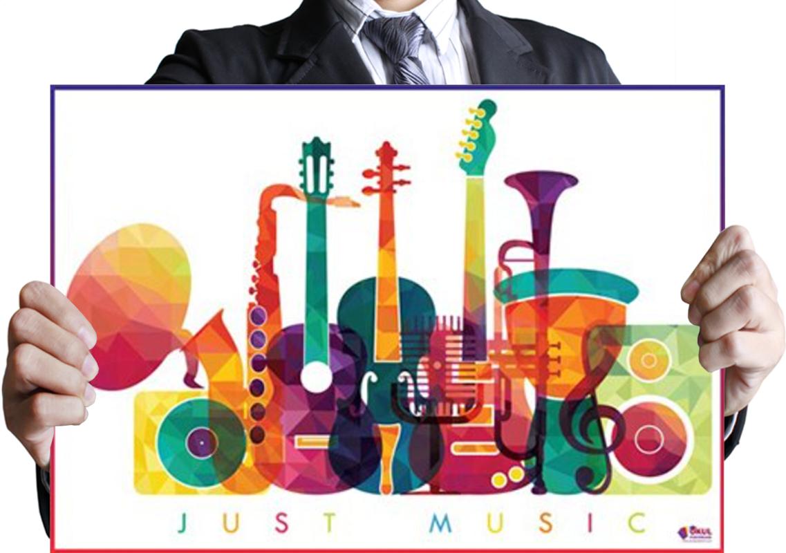 Just Music Okul Posteri