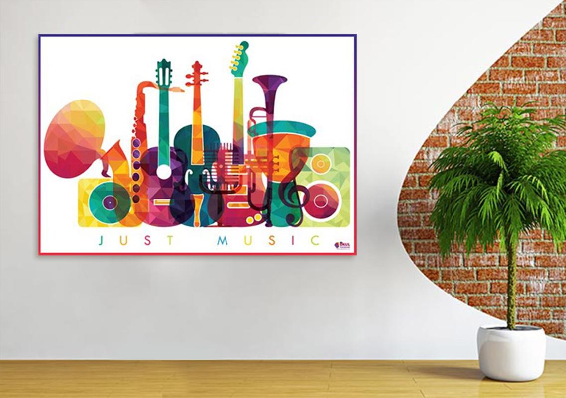 Just Music Okul Posteri