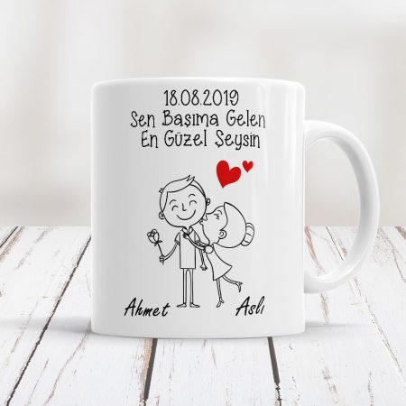 Sevgiliye Özel Kupa Bardak 11